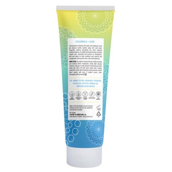 C’est Moi Gentle Foaming Cleansing Gel Facial Cleanser With Organic Aloe, Fragrance-Free, 4 Fl Oz - Image 2