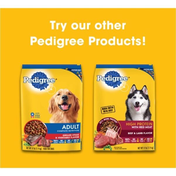 PEDIGREE Complete Nutrition Adult Dry Dog Food Roasted Chicken, Rice & Vegetable Flavor Dog Kibble - Image 3