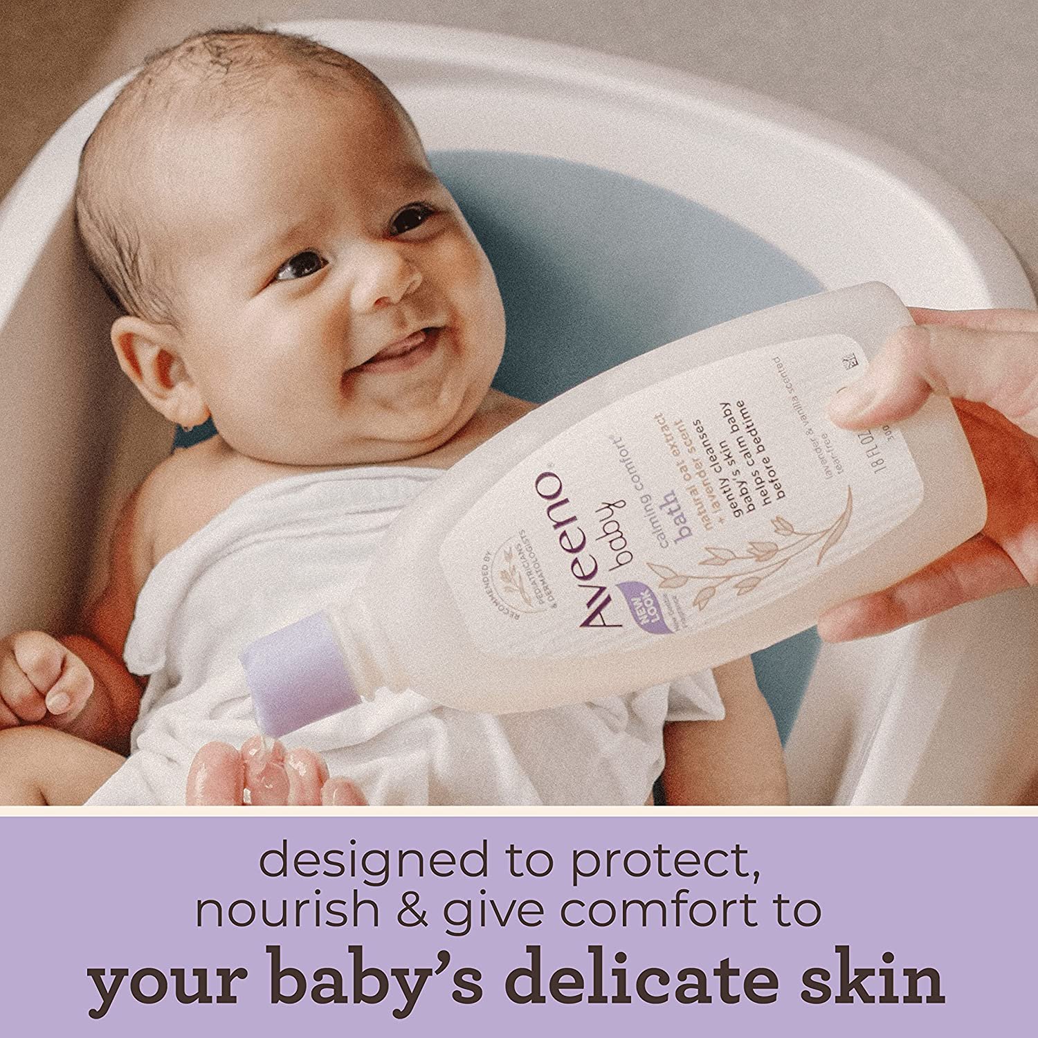 Aveeno Baby Mommy & Me Daily Bathtime Gift Set Including Baby Wash & Shampoo - Image 5